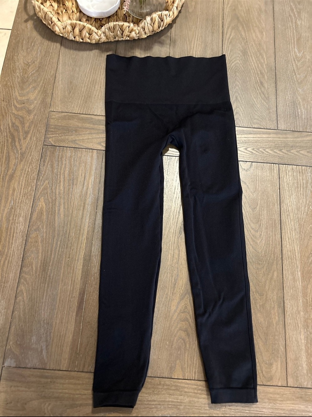 SPANX Black High-Waist Shaping Leggings